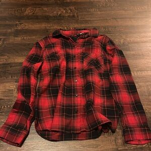 plaid long sleeve shirt